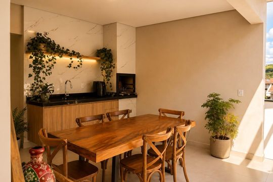 Área externa de casa de condomínio à venda com 3 quartos, 164m² em Residencial das Flores, Várzea Paulista
