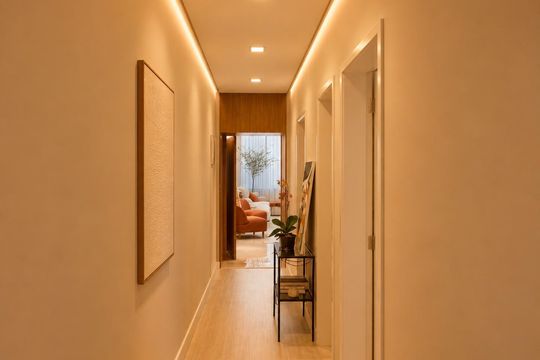 Corredor de casa de condomínio à venda com 3 quartos, 164m² em Residencial das Flores, Várzea Paulista