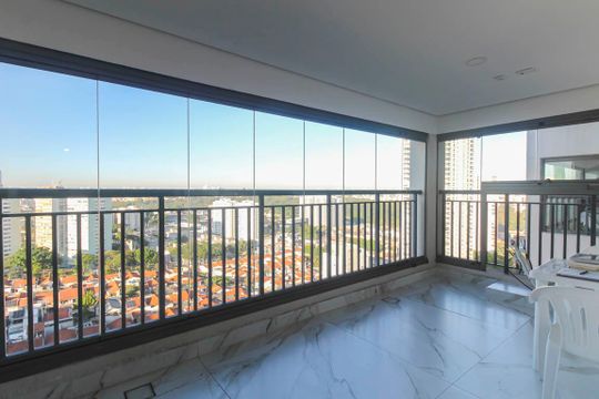 Varanda da Sala de apartamento para alugar com 2 quartos, 73m² em Vila Independencia, São Paulo