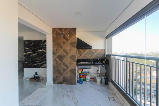Varanda da Sala de apartamento para alugar com 2 quartos, 73m² em Vila Independencia, São Paulo