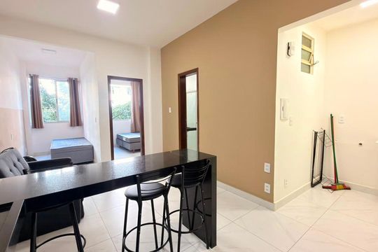 sala de apartamento à venda com 1 quarto, 50m² em Centro, Belo Horizonte