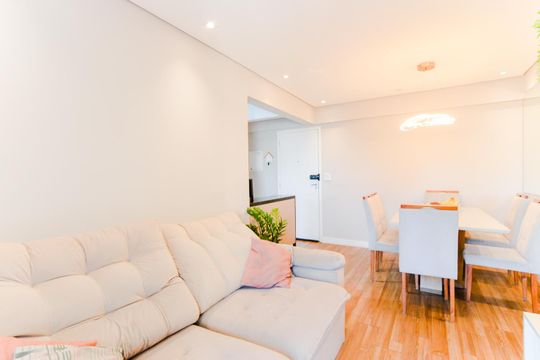 Sala de apartamento à venda com 2 quartos, 58m² em Vila Renata, Guarulhos