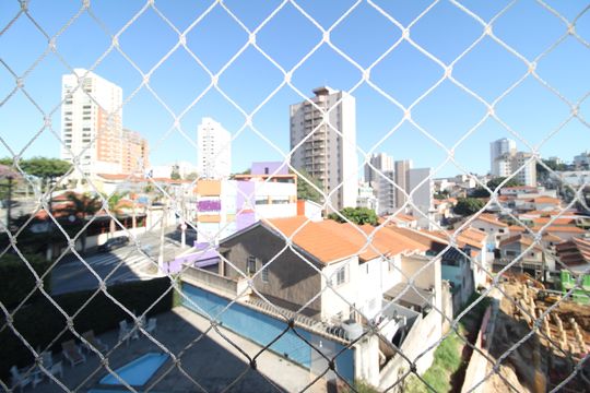Vista da varanda da sala de apartamento à venda com 3 quartos, 82m² em Vila Pauliceia, São Paulo