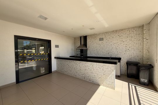 Área comum - Churrasqueira de apartamento para alugar com 2 quartos, 45m² em Califórnia, Contagem