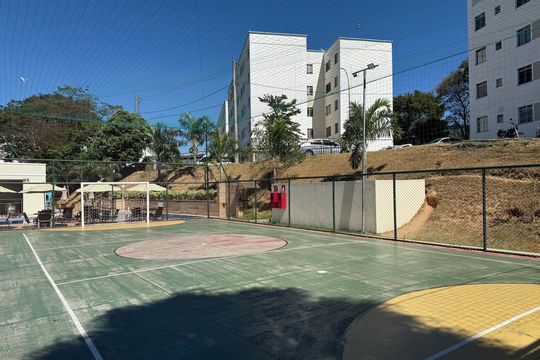 Área comum de apartamento para alugar com 2 quartos, 45m² em Califórnia, Contagem