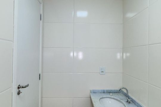 Banheiro de apartamento para alugar com 2 quartos, 42m² em Vila das Belezas, São Paulo