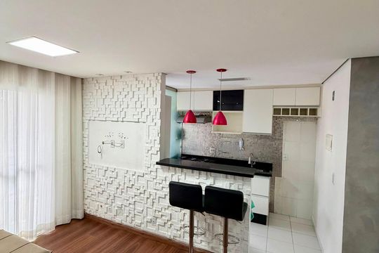 Cozinha de apartamento à venda com 2 quartos, 46m² em Imirim, São Paulo