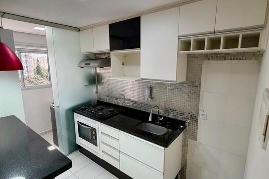 Cozinha de apartamento à venda com 2 quartos, 46m² em Imirim, São Paulo