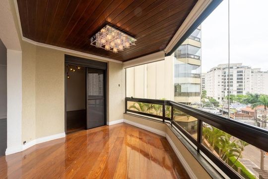 Varanda de apartamento à venda com 4 quartos, 209m² em Lapa, São Paulo