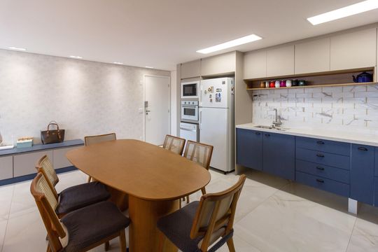Sala de Jantar de apartamento à venda com 3 quartos, 89m² em Vila Augusta, Guarulhos
