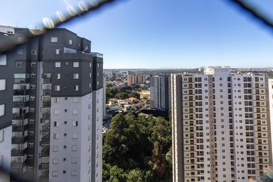 Varanda do Quarto 3 suíte de apartamento à venda com 3 quartos, 89m² em Vila Augusta, Guarulhos