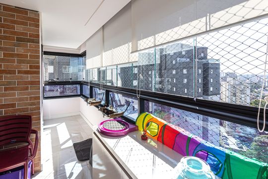Varanda de apartamento à venda com 3 quartos, 89m² em Vila Augusta, Guarulhos
