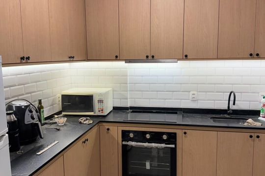 Cozinha de apartamento à venda com 1 quarto, 60m² em Campos Elíseos, São Paulo