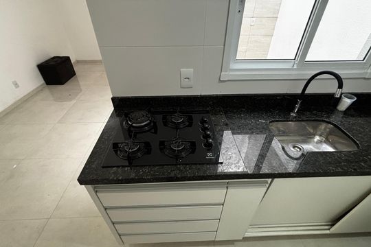 Cozinha de apartamento para alugar com 2 quartos, 42m² em Jardim Las Vegas, Santo André