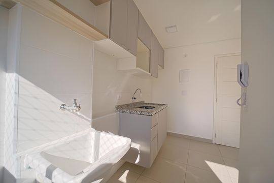 Área de Serviço de apartamento para alugar com 2 quartos, 45m² em Vila Guilhermina, São Paulo