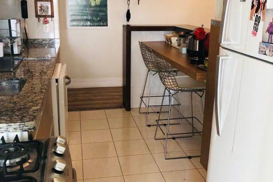 Cozinha de apartamento à venda com 3 quartos, 115m² em Santo Amaro, São Paulo