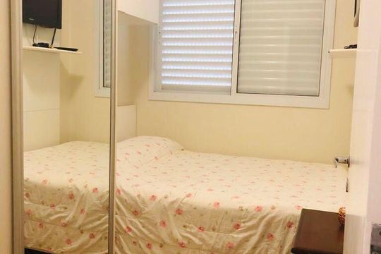 Quarto de apartamento à venda com 3 quartos, 115m² em Santo Amaro, São Paulo