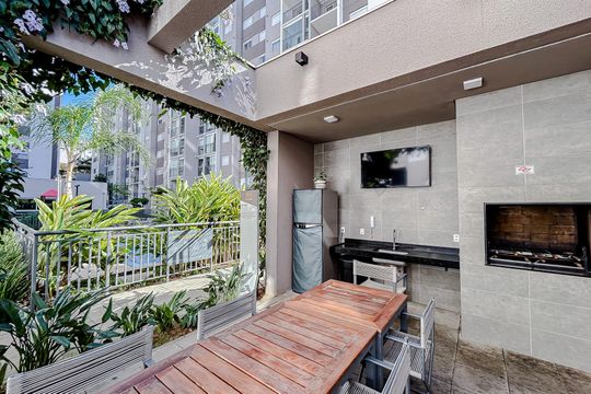 Área comum - Churrasqueira de apartamento à venda com 2 quartos, 51m² em Chácara Santo Antônio (zona Leste), São Paulo