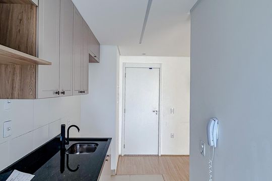 Cozinha de apartamento à venda com 2 quartos, 51m² em Chácara Santo Antônio (zona Leste), São Paulo