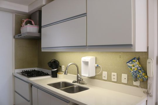Cozinha de apartamento à venda com 3 quartos, 134m² em Alto da Lapa, São Paulo