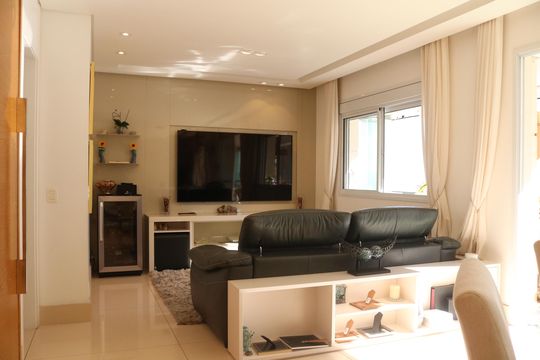 Sala de apartamento à venda com 3 quartos, 134m² em Alto da Lapa, São Paulo