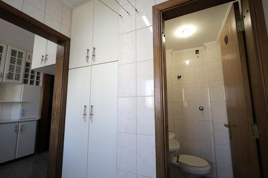 Área de Serviço de apartamento à venda com 3 quartos, 115m² em Vila Gilda, Santo André