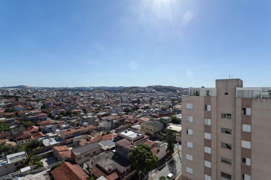 Quarto 1 - Vista de apartamento à venda com 2 quartos, 53m² em São Gotardo, Belo Horizonte