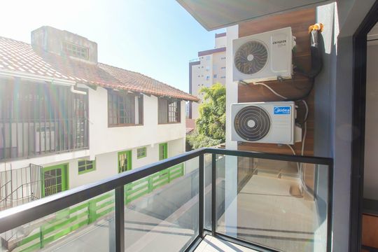 Varanda da Sala de apartamento para alugar com 2 quartos, 50m² em Centro, Canoas