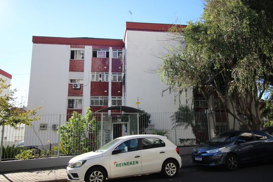 Fachada de apartamento à venda com 1 quarto, 42m² em Passo D’areia, Porto Alegre