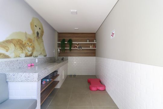 Área comum de apartamento para alugar com 1 quarto, 37m² em Jardim Caravelas, São Paulo