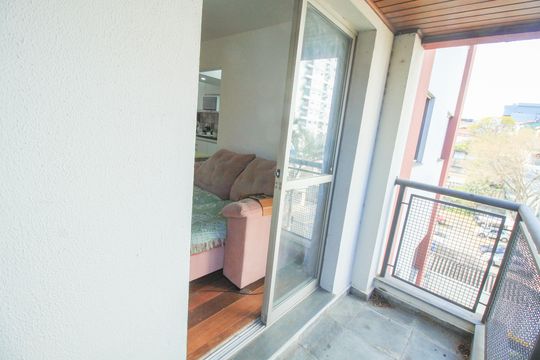 Varanda da Sala de apartamento à venda com 2 quartos, 62m² em Vila Regente Feijó, São Paulo