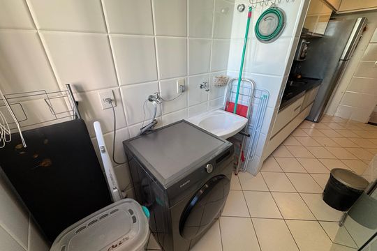 Área de Serviço de apartamento à venda com 3 quartos, 77m² em Águas Claras, Brasília
