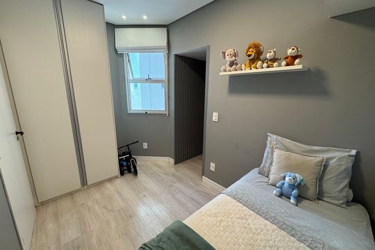 Suíte 2 de apartamento à venda com 3 quartos, 77m² em Águas Claras, Brasília