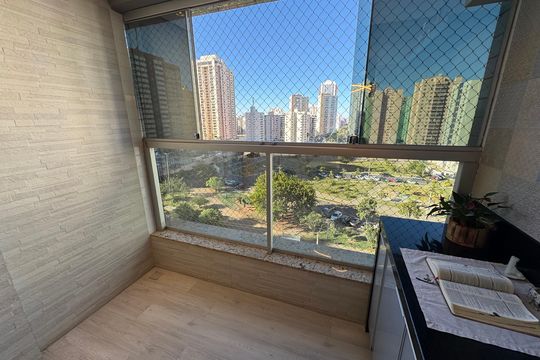 Varanda de apartamento à venda com 3 quartos, 77m² em Águas Claras, Brasília