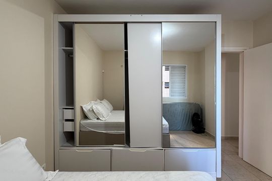 Quarto de apartamento para alugar com 1 quarto, 48m² em Aparecida, Santos