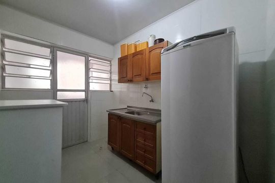 cozinha de apartamento para alugar com 1 quarto, 50m² em Ouro Branco, Novo Hamburgo