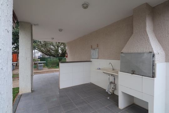 Área comum - Churrasqueira de apartamento à venda com 2 quartos, 47m² em Estância Velha, Canoas