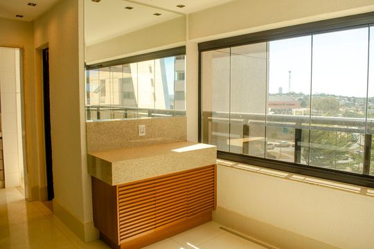 Sacada de apartamento para alugar com 3 quartos, 105m² em Alphaville Araguaia, Goiânia