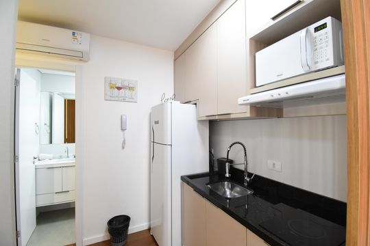 Studio de kitnet/studio para alugar com 1 quarto, 20m² em Centro Batel, Curitiba
