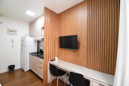 Studio de kitnet/studio para alugar com 1 quarto, 20m² em Centro Batel, Curitiba