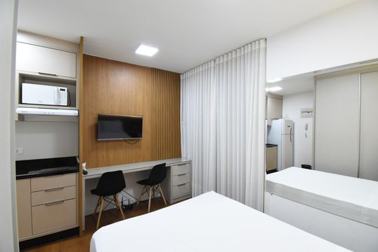 Studio de kitnet/studio para alugar com 1 quarto, 20m² em Centro Batel, Curitiba