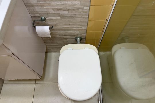 Banheiro/Área de serviço de apartamento para alugar com 1 quarto, 40m² em Embaré, Santos