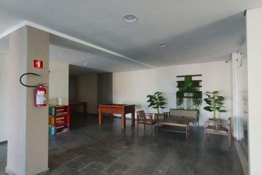 Hall Social de apartamento à venda com 2 quartos, 85m² em Santo Amaro, São Paulo