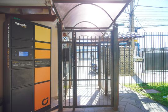 entrada de apartamento à venda com 1 quarto, 49m² em Centro, São Leopoldo