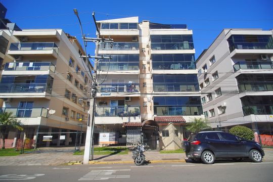 Fachada de apartamento à venda com 1 quarto, 49m² em Centro, São Leopoldo