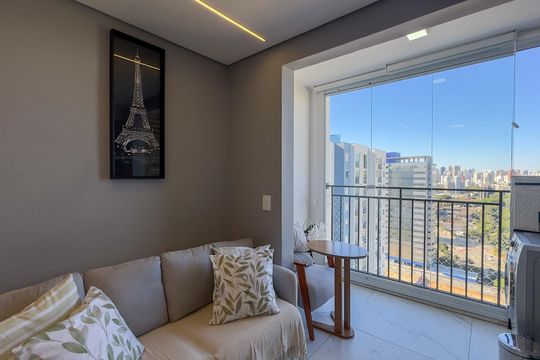 Sala e Cozinha de apartamento à venda com 2 quartos, 36m² em Vila Cruzeiro, São Paulo