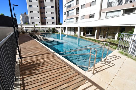Área comum - Piscina de apartamento para alugar com 2 quartos, 67m² em Jardim Brasil, Campinas