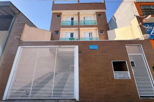 Fachada de apartamento à venda com 2 quartos, 100m² em Parque das Nações, Santo André