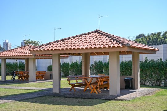 Área comum - Churrasqueira de apartamento para alugar com 3 quartos, 68m² em Jardim Shangai, Jundiaí