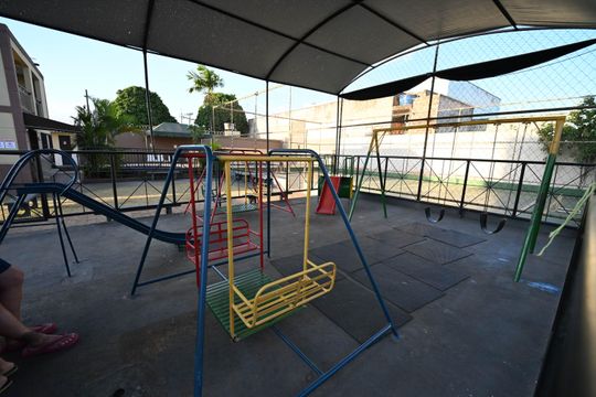 Área externa de apartamento à venda com 2 quartos, 45m² em Condomínio Resindencial Marata, Goiânia